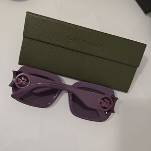 Longchamp Stylish Plum Sunglasses